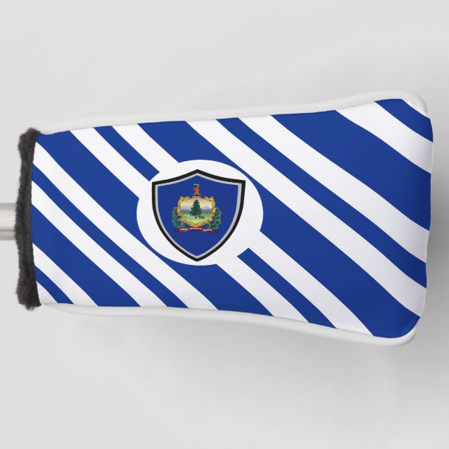 Flagge Vermont Golf Headcover (Vorderseite)