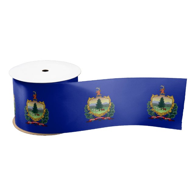 Flagge Vermont Satinband (Spule)