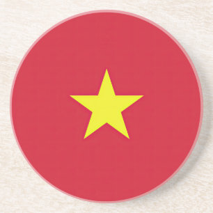 Flagge Vietnam Getränkeuntersetzer