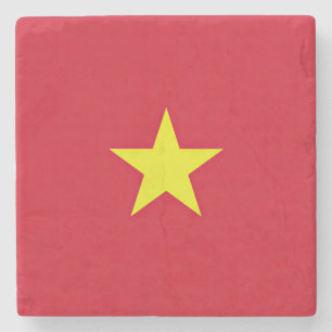 Flagge Vietnam Steinuntersetzer
