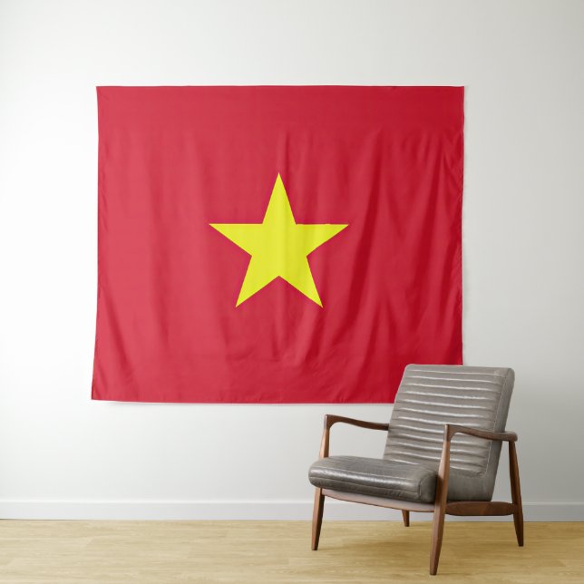Flagge Vietnam Wandteppich (Beispiel (Horizontal))