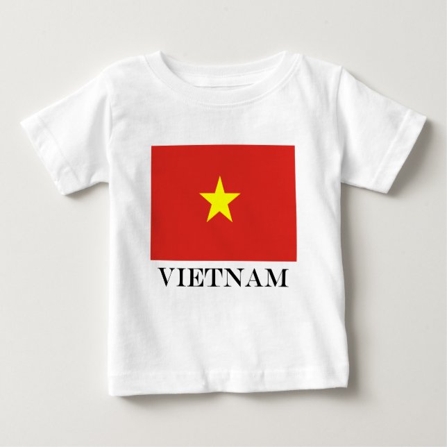 Flagge Vietnams Baby T-shirt (Vorderseite)
