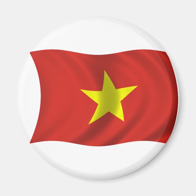 Flagge Vietnams Magnet (Vorne)