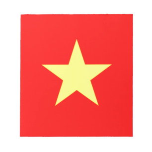 Flagge Vietnams Notizblock