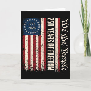 Flagge Vintage 250 Jahre Amerikanisch 1776 2026 25 Karte