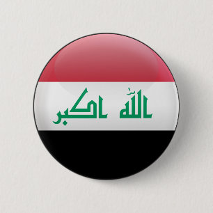 Flagge vom Irak Button