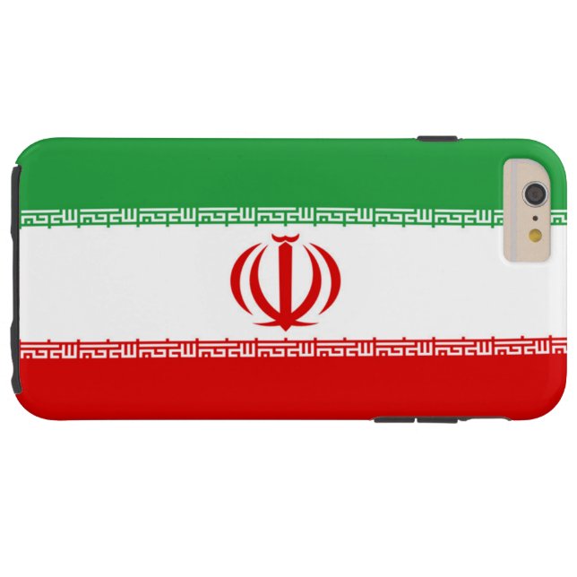 Flagge vom Iran Case-Mate iPhone Hülle (Rückseite Horizontal)