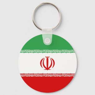 Flagge vom Iran Schlüsselanhänger