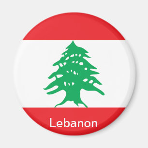 Flagge vom Libanon Magnet