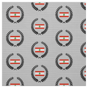 Flagge vom Libanon Stoff