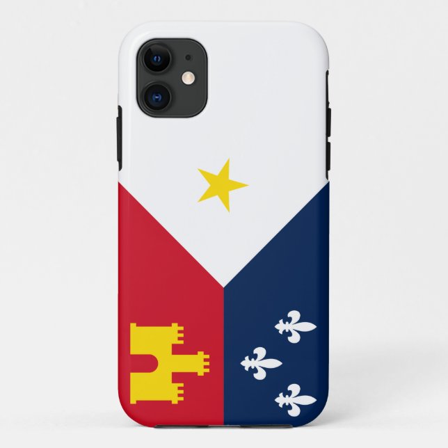 Flagge von Acadiana Case-Mate iPhone Hülle (Rückseite)