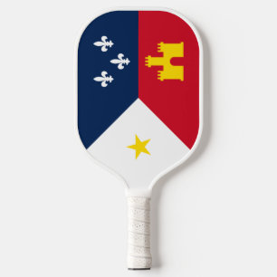 Flagge von Acadiana, Louisiana Pickleball Schläger