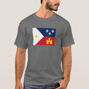 Flagge von Acadiana T-Shirt