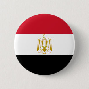 Flagge von Ägypten - علممصر - ägyptische Flagge Button