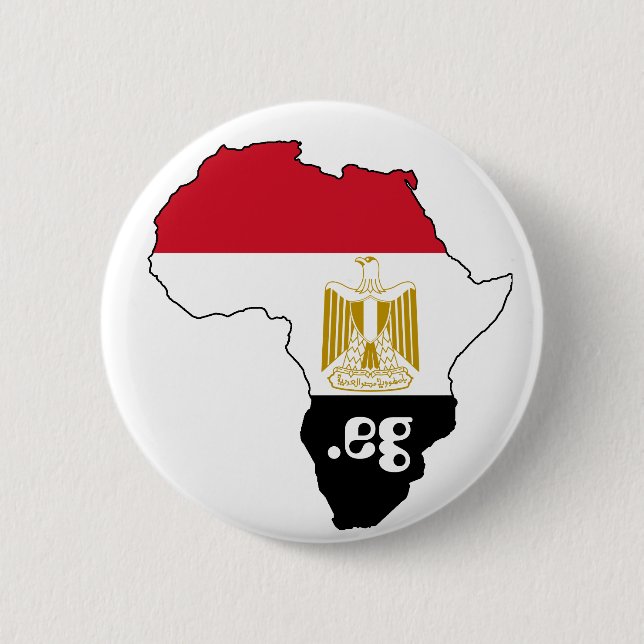 Flagge von Ägypten-Karte des Button (Vorderseite)