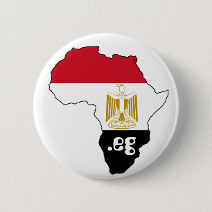 Flagge von Ägypten-Karte des Button