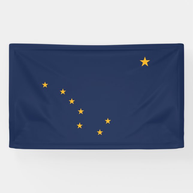 Flagge von Alaska Banner (Horizontal)