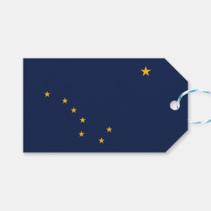 Flagge von Alaska Geschenkanhänger