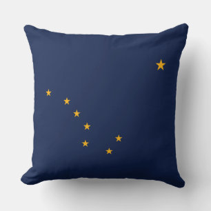 Flagge von Alaska Kissen
