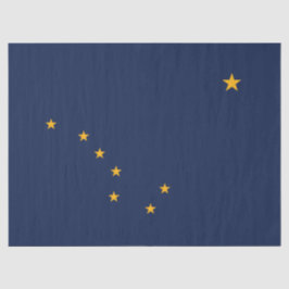 Flagge von Alaska Seidenpapier