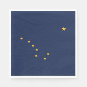 Flagge von Alaska Serviette