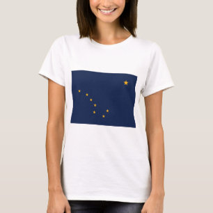 Flagge von Alaska T-Shirt