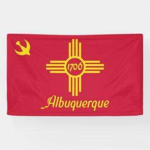 Flagge von Albuquerque (New Mexico) Banner