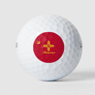 Flagge von Albuquerque, New Mexico Golf Balls Golfball