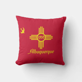 Flagge von Albuquerque (New Mexico) Kissen