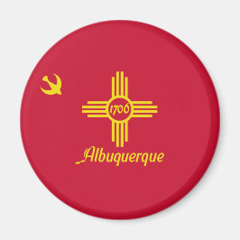 Flagge von Albuquerque (New Mexico) Magnet