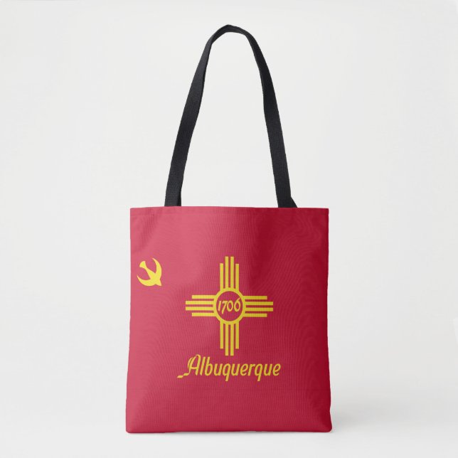 Flagge von Albuquerque, New Mexico Tote Bag (Vorderseite)