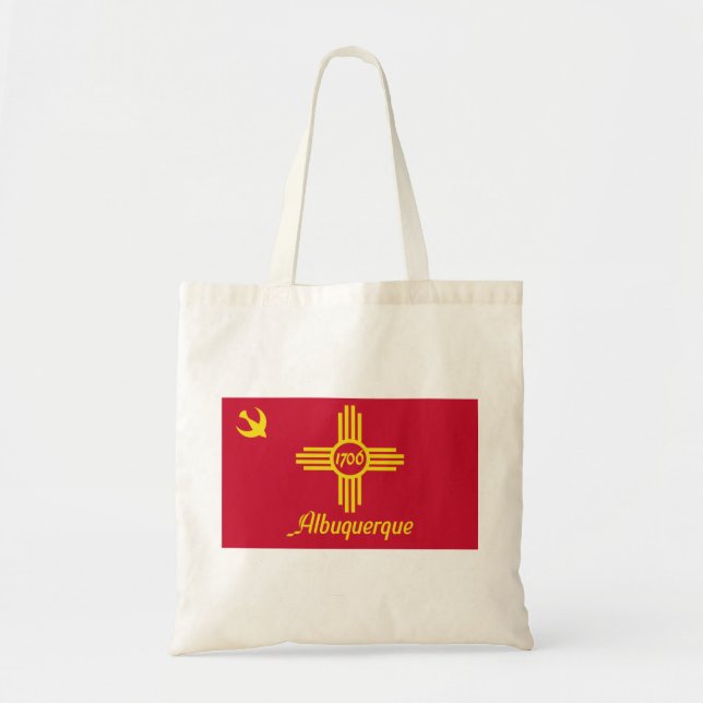Flagge von Albuquerque (New Mexico) Tragetasche (Vorne)