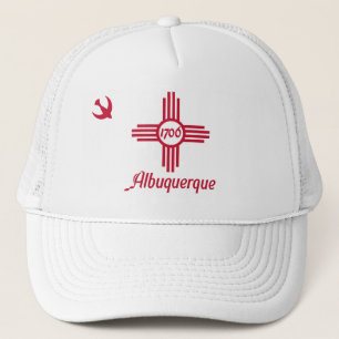 Flagge von Albuquerque, New Mexico Trucker Hat Truckerkappe