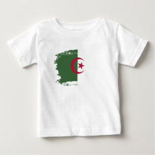 Flagge von Algerien Baby T-shirt