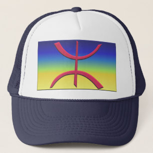 Flagge von Amazigh und von Kabyle Truckerkappe