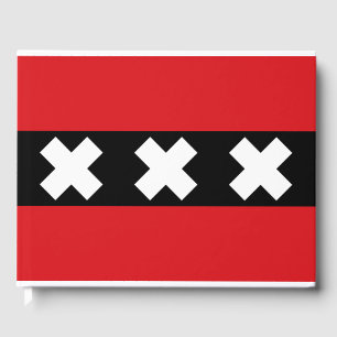Flagge von Amsterdam Gästebuch