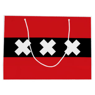 Flagge von Amsterdam Große Geschenktüte