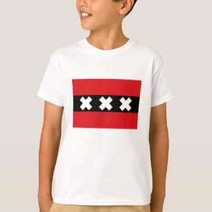 Flagge von Amsterdam T-Shirt