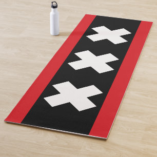 Flagge von Amsterdam Yogamatte