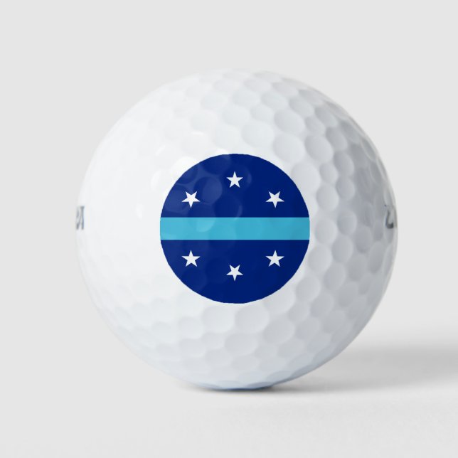 Flagge von Anaheim, Kalifornien Golfball (Vorderseite)