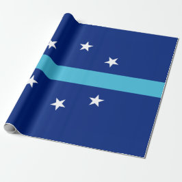 Flagge von Anaheim (Kalifornien, USA) Geschenkpapier