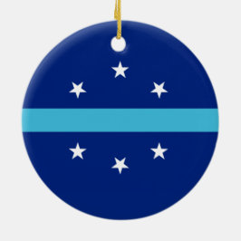 Flagge von Anaheim (Kalifornien, USA) Keramik Ornament