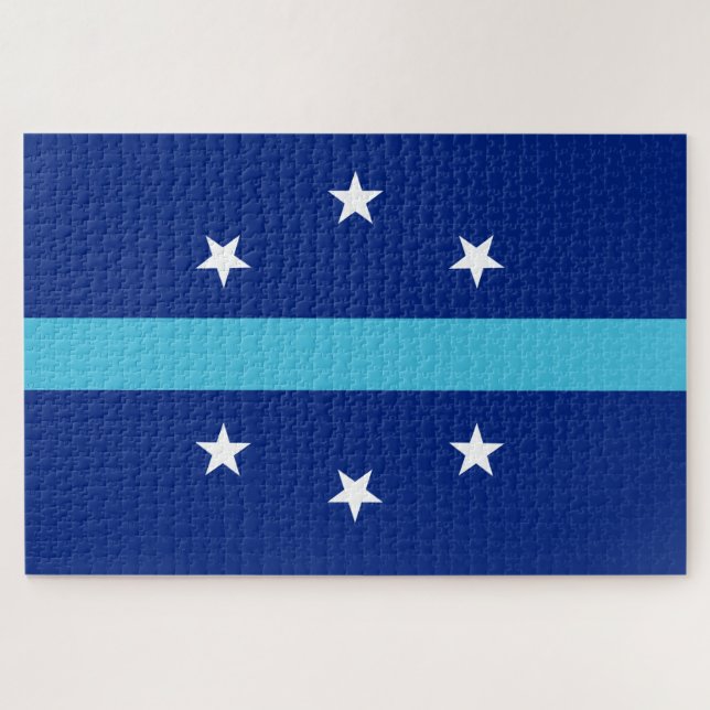 Flagge von Anaheim (Kalifornien, USA) Puzzle (Horizontal)