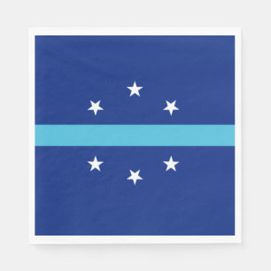 Flagge von Anaheim (Kalifornien, USA) Serviette