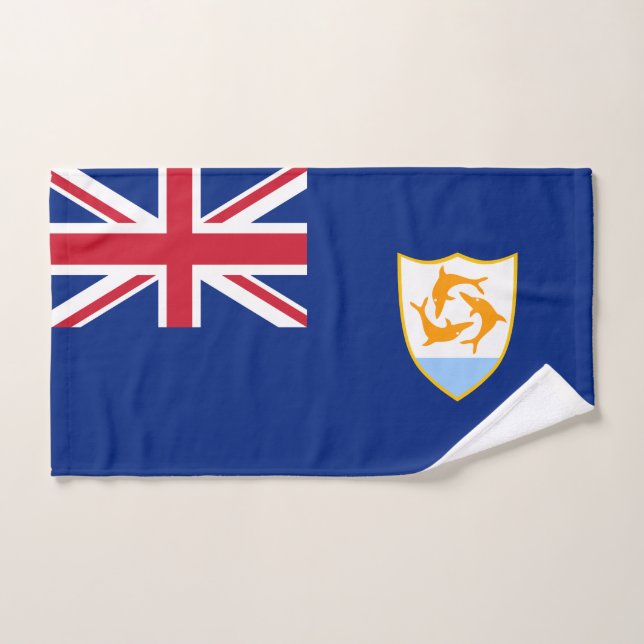 Flagge von Anguilla Handtuch (Handtuch)
