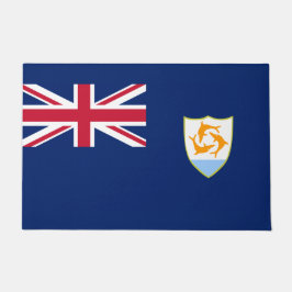 Flagge von Anguilla (Karibik) Fußmatte