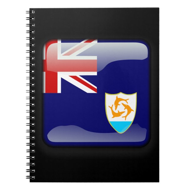 Flagge von Anguilla Notizblock (Vorderseite)