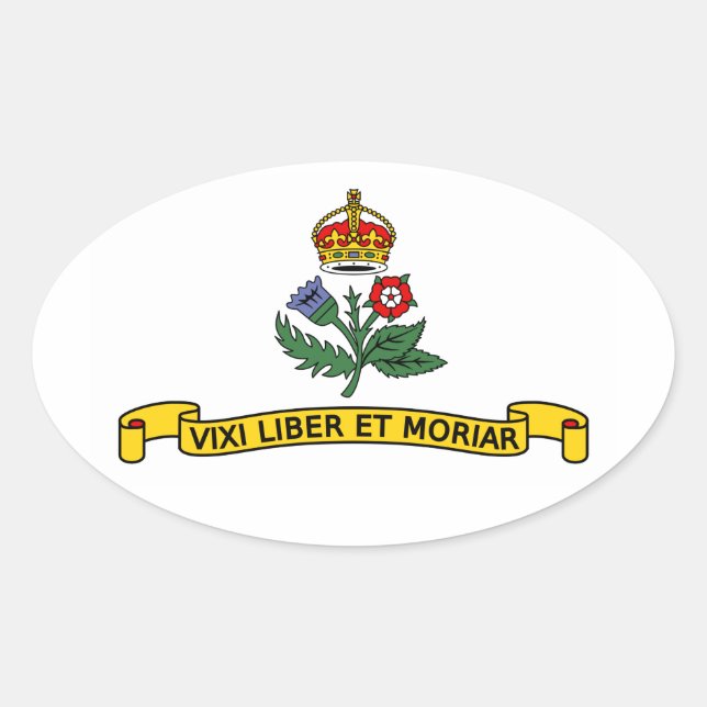 Flagge von Annapolis, Maryland-Oval-Aufkleber Ovaler Aufkleber (Vorderseite)