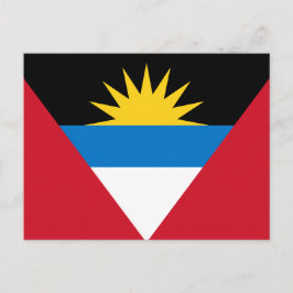Flagge von Antigua und Barbuda, Antiguan Barbudan Postkarte