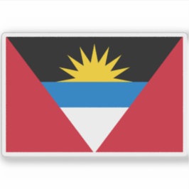 Flagge von Antigua und Barbuda Aufkleber